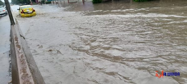 Des inondations en 2022 à N'Djamena. © Alwihda Info/Archives