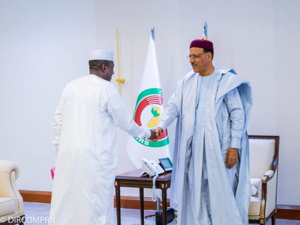 Niger : le président Bazoum a reçu l'ambassadeur du Tchad