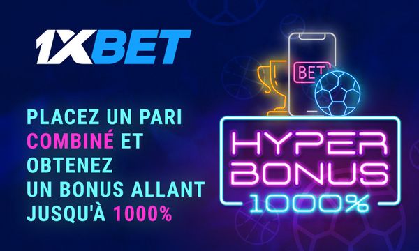 Restez rentable avec l'hyper bonus garanti 1xBet