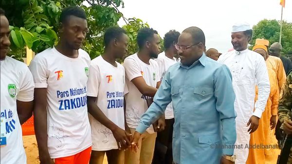 Tchad : les joueurs de l'équipe ÉLÉPHANT FC reçus par le gouverneur du Salamat