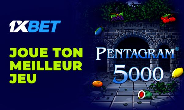 Pentagram 5000 : le succès d’1xBet avec la possibilité d'un super-gain