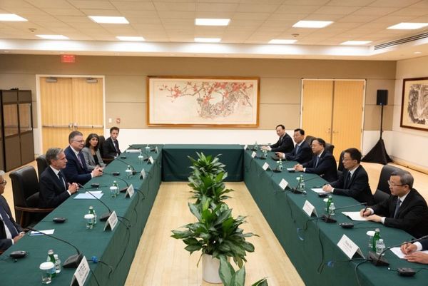 Rencontre entre le secrétaire d'État américain et le vice-président chinois aux Nations-Unies
