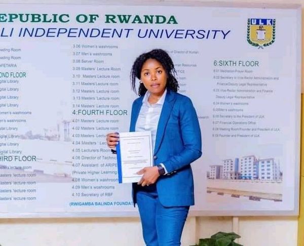 Une étudiante tchadienne brille à l'Université libre de Kigali avec un projet innovant
