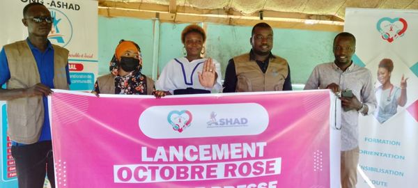 Tchad : ASHAD et Mbâ Madji Leci lancent les activités d'Octobre Rose contre le cancer du sein