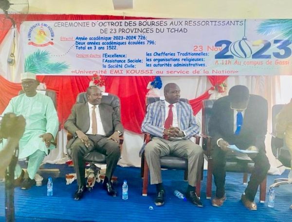 Tchad : l’Université Emi Koussi attribue 726 bourses aux étudiants pour l’année 2023-2024