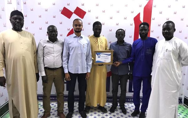 Tchad : la CTDDH honore et encourage le journal Alwihda Info pour son impact positif