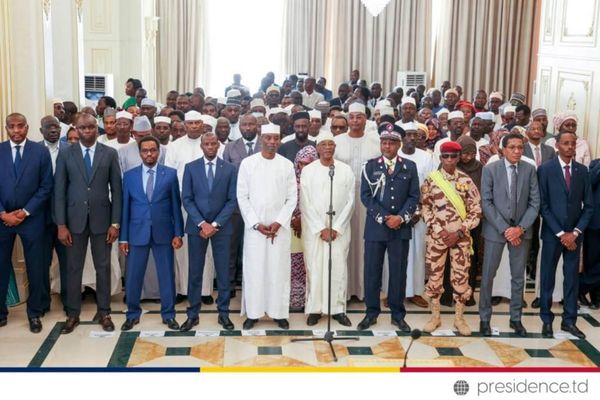 Tchad : Présentation des vœux de nouvel an du personnel de la Présidence au Chef de l’Etat