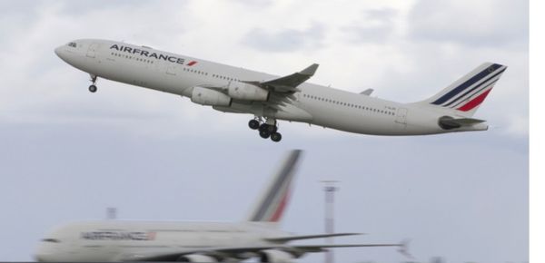 Un avion Air France menacé