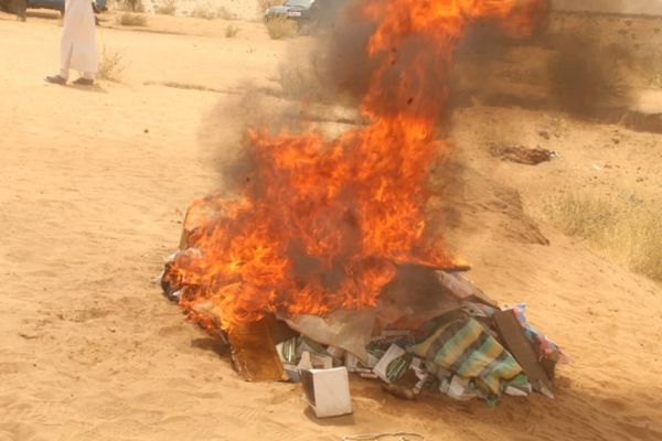 Tchad : incinération de produits pharmaceutiques périmés à Mao