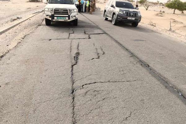 Tchad – Route Transsaharienne (RTS) : La section Rig-Rig-Daboua-Frontière Niger présente des fissures et des affaissements sur la chaussée