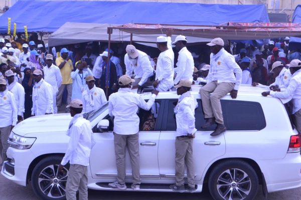 Tchad : meeting de Mahamat Idriss Deby Itno à Doba
