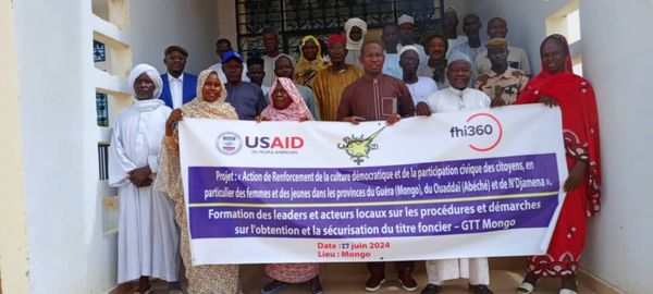 Tchad : les chefs de services provinciaux du Guera outillés sur les procédures foncières