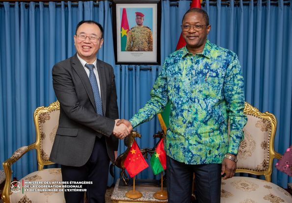 Burkina-Chine : Pékin annonce un financement de 15 milliards de francs CFA pour des projets
