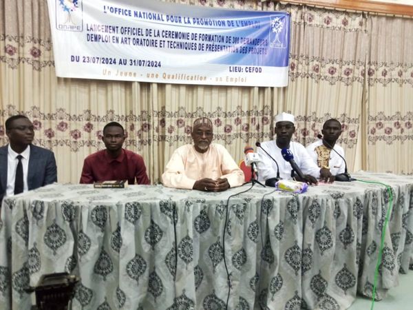 Tchad : l’ONAPE lance une formation de 300 demandeurs d’emplois