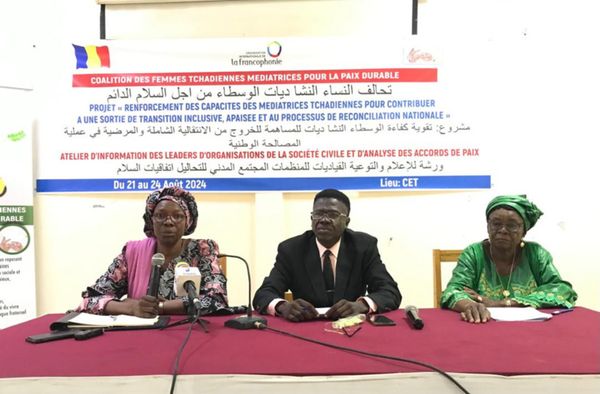 Tchad : La Coalition des femmes médiatrices pour la paix durable s’investît pour la réconciliation nationale