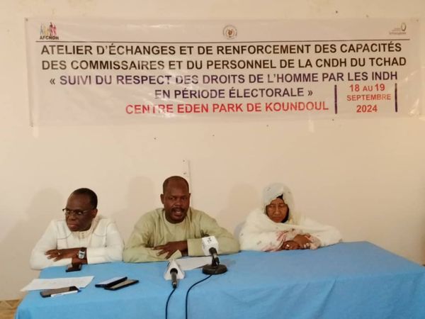 Tchad : la CNDH organise un atelier sur le respect des droits de l'homme en période électorale