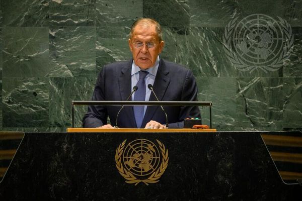 Sergueï Lavrov, ministre des Affaires étrangères de la Fédération de Russie, s'adresse au débat général de la 79ème session d