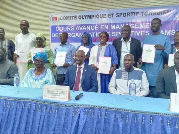 Tchad : la 8ème édition de formation en management des organisations sportives reçoit ses attestations