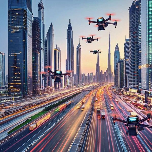 Émirats Arabes Unis : cartographie des couloirs aériens pour les taxis aériens et les drones de fret