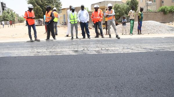 Tchad : Le DGIT inspecte les chantiers routiers de N'Djamena et exige l'accélération des travaux