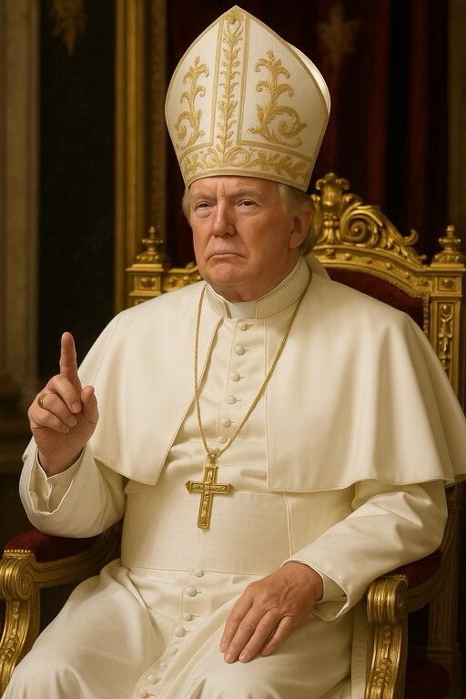 USA/Insolite - Donald Trump partage un portrait IA de lui en tenue Papale : Mélange de Technologie et de Politique