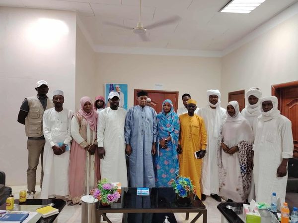 Tchad : le délégué général du gouvernement du Kanem reçoit une mission de l’INSEED