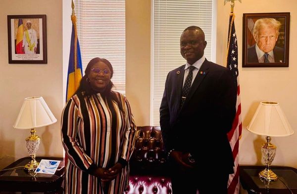 Audience : le représentant du CESCE en Amérique du Nord reçu par l’ambassadrice Léonie Kitoko Gata Ngoulou