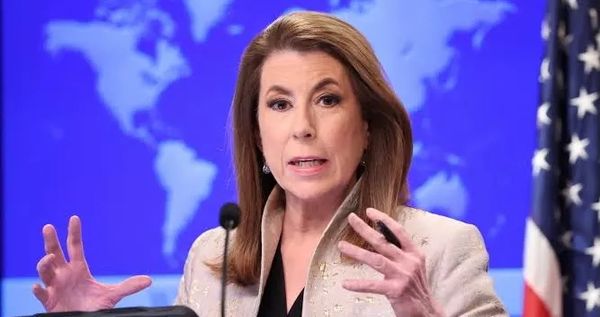 Tammy Bruce, porte-parole du département d'État des Etats-Unis.© Mbote
