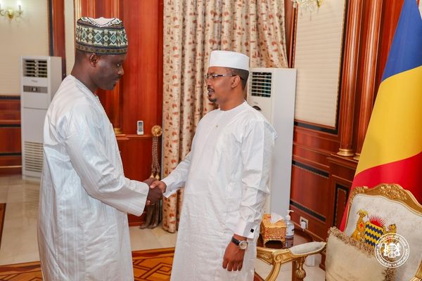 Tchad : le secrétaire permanent de l’OHADA reçu par le président de la République