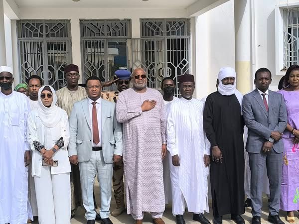 Tchad : Cérémonie de levée des couleurs au Ministère de l'Aménagement du Territoire
