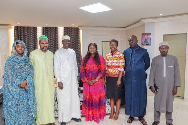Tchad : La ministre de la Femme reçoit le coordonnateur du projet SWEDD