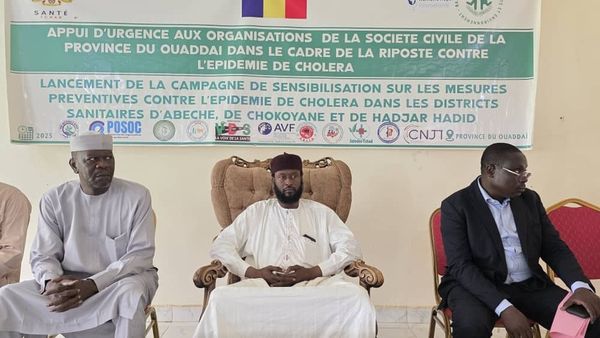 Tchad : à Abéché, l'ONG Base lance une campagne de sensibilisation contre le choléra