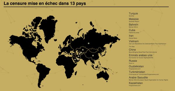 Collateral Freedom #2 : RSF débloque six nouveaux sites censurés