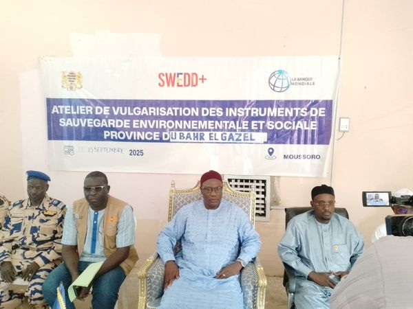 Tchad : lancement d’un atelier de vulgarisation des instruments de sauvegarde environnementale et sociale à Moussoro