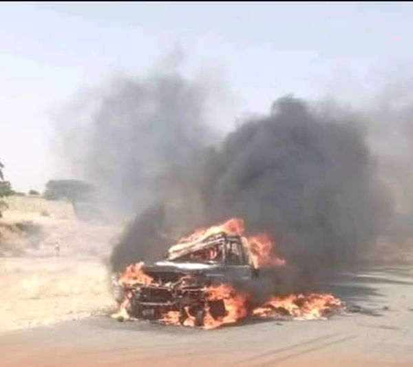 Tchad : incendie de voiture sur l’axe Abéché–Adré, aucun blessé à déplorer