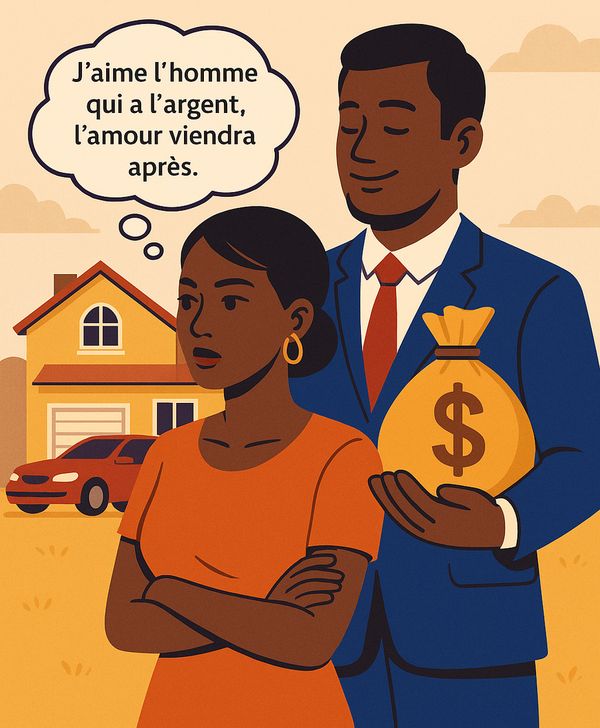 Des femmes d’une tribu nomade arabe, dans la banlieue de N’Djamena . © MARCO LONGARI/AFP