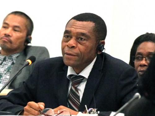 Le coordonnateur national du programme Agropoles, Adrian Ngo'o Bitomo.