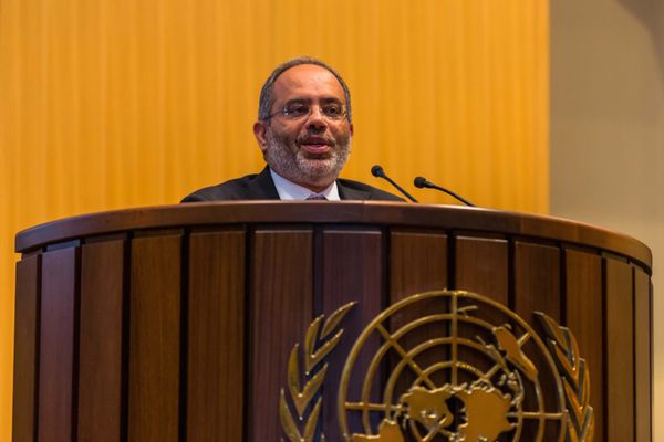 Carlos Lopes, secrétaire exécutif de la Commission économique pour l'Afrique.