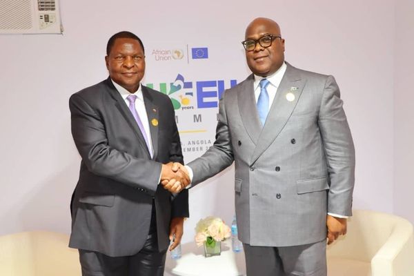 RCA-RDC : rencontre à Luanda entre les présidents Touadéra et Tchisekedi