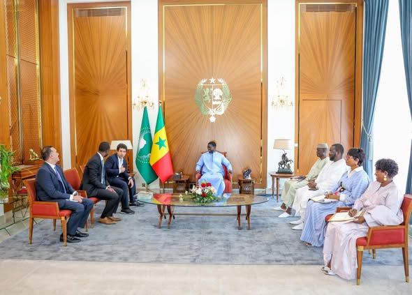 Sénégal : Le Président Bassirou Diomaye Faye a reçu M. Naguib Sawiris, Président du Groupe Orascom