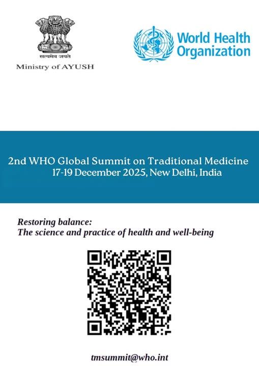 Inde : Deuxième sommet mondial de l'OMS sur la médecine traditionnelle à New Delhi