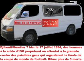 Djibouti/Les crimes de la dictature clanique : 17 juillet 1994, l'attentat sanglant du quartier sept bis