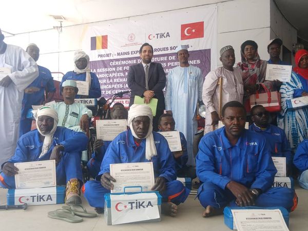 Inclusion sociale au Tchad : TIKA soutient la formation des personnes handicapées