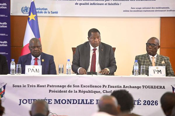 RCA : le président Touadéra déclare la guerre aux médicaments illicites