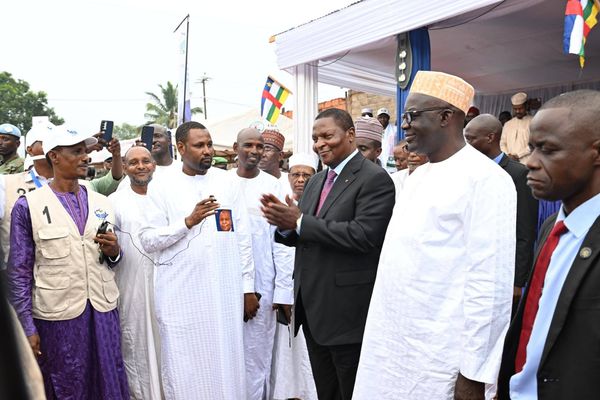 RCA : la communauté musulmane de Bangui rend hommage au président de la République