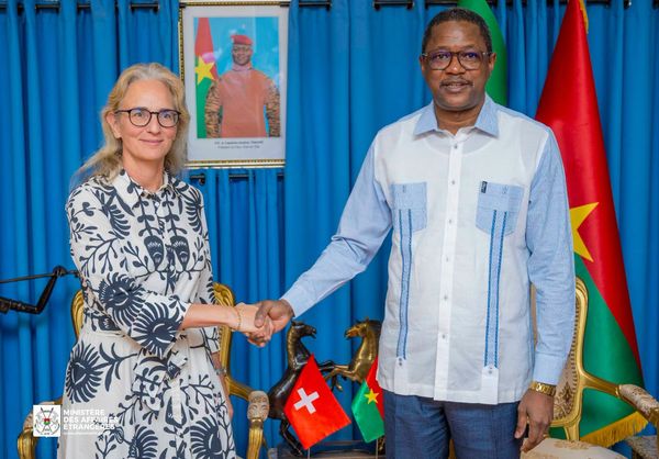 Burkina Faso : rencontre diplomatique entre le ministre Traore et l'envoyée suisse pour le Sahel