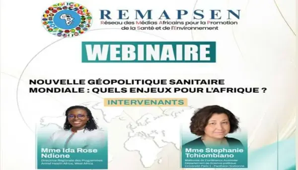 REMAPSEN : les journalistes édifiés sur les défis de la Géopolitique Sanitaire en Afrique