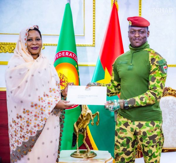 Diplomatie : Fatime Aldjineh Garfa reçue par le Président du Burkina Faso
