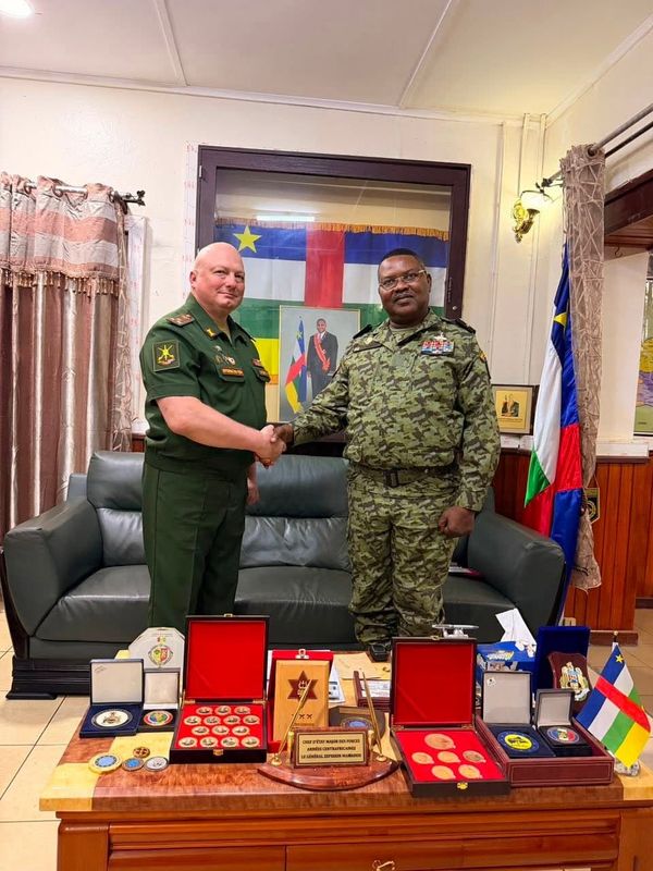 Renforcement des liens militaires entre la Centrafrique et la Russie