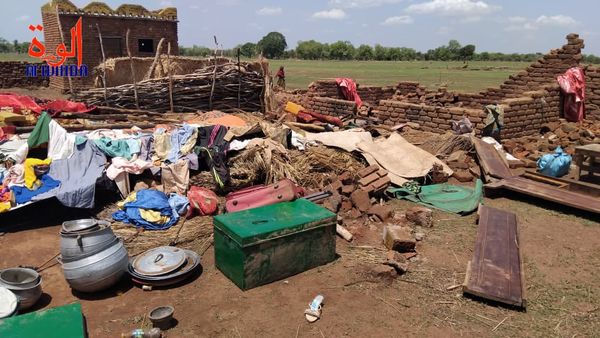 Tchad : Dagour dévasté par des pluies torrentielles et des vents violents